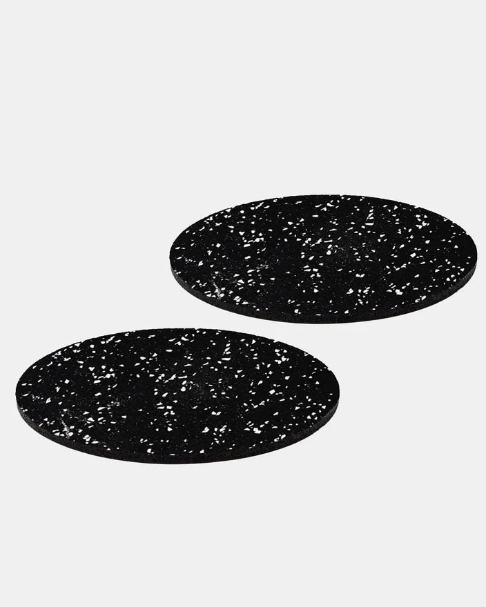 Slash Objects Kitchen + Dining Round Recycled Rubber Trivet Set 6 Slash Objects Kitchen + Dining Round Recycled Rubber Trivet Set