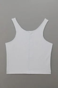 Mary Young Ryder Bamboo Crop Top - Cream Sustainable Materials 9 Mary Young Ryder Bamboo Crop Top - Cream Sustainable Materials