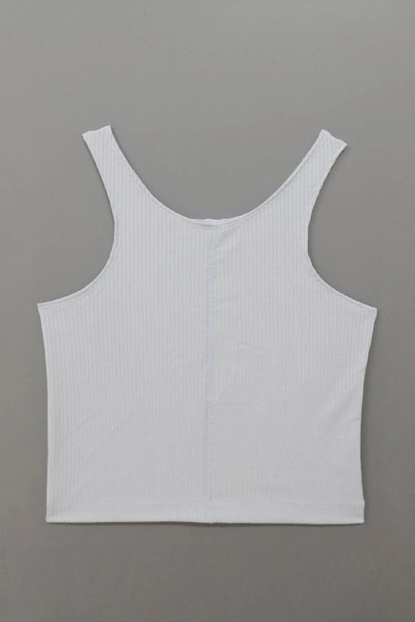 Mary Young Ryder Bamboo Crop Top - Cream Sustainable Materials 6 Mary Young Ryder Bamboo Crop Top - Cream Sustainable Materials