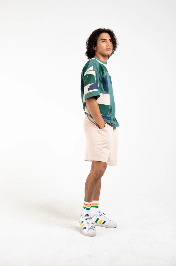 Tonlé Sabra Unisex Upcycled Shorts Clothing 8 Tonlé Sabra Unisex Upcycled Shorts Clothing