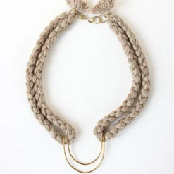 Salt + Still Fossa Necklace Handcrafted