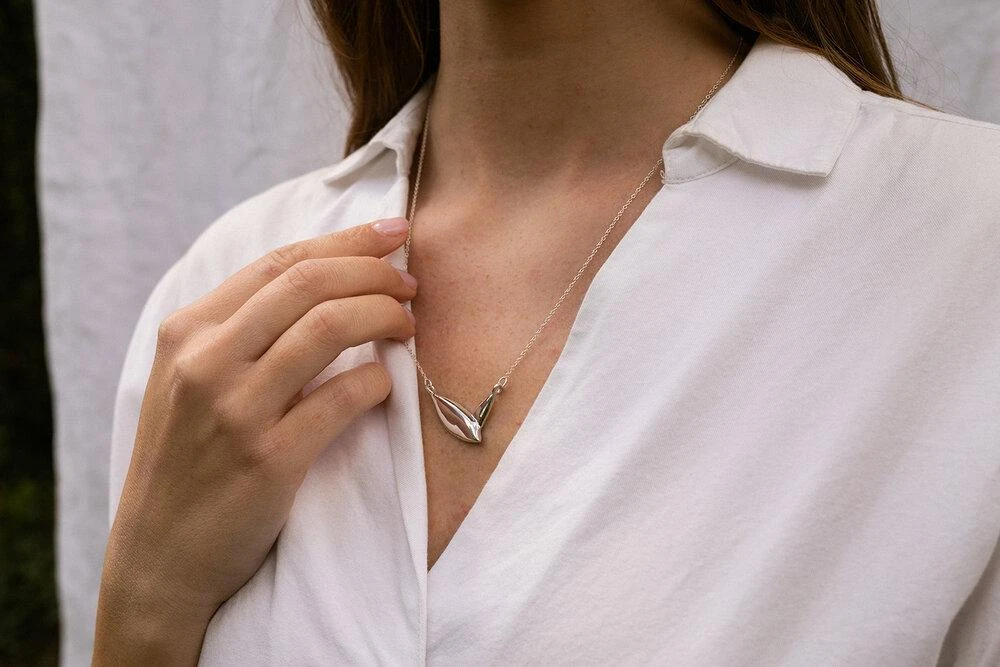 Salt + Still Heron Necklace 4 Salt + Still Heron Necklace