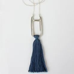 Salt + Still Handcrafted Oblong Necklace