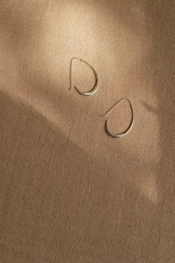 Salt + Still Jewelry Ovate Hoop Earrings