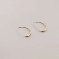 Salt + Still Jewelry Ovate Hoop Earrings