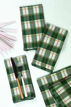Archive New York San Andres Gingham Napkin Set Home Goods