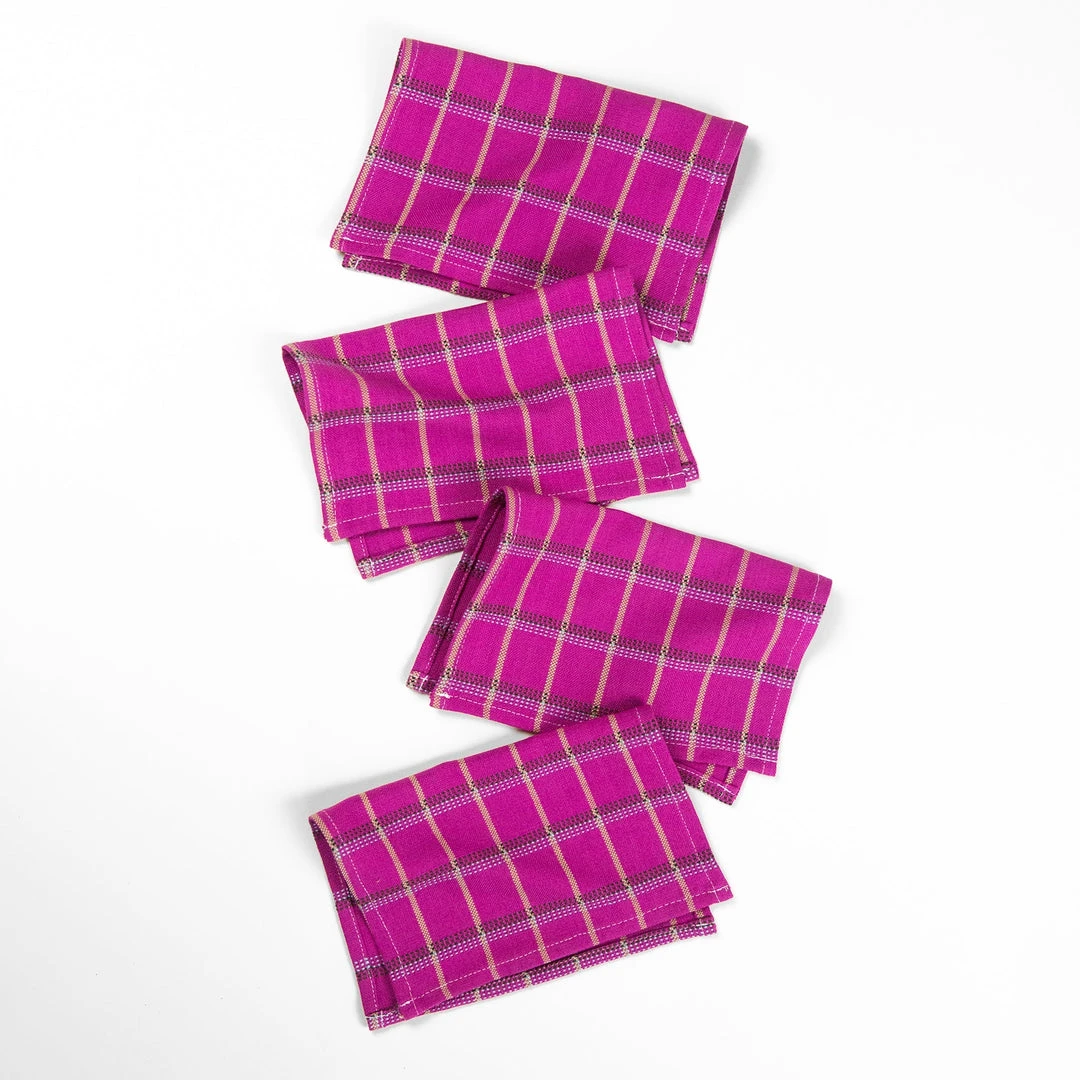 Archive New York San Lucas Plaid Cocktail Napkin Set 18 Archive New York San Lucas Plaid Cocktail Napkin Set