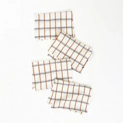Archive New York San Lucas Plaid Cocktail Napkin Set 32 Archive New York San Lucas Plaid Cocktail Napkin Set