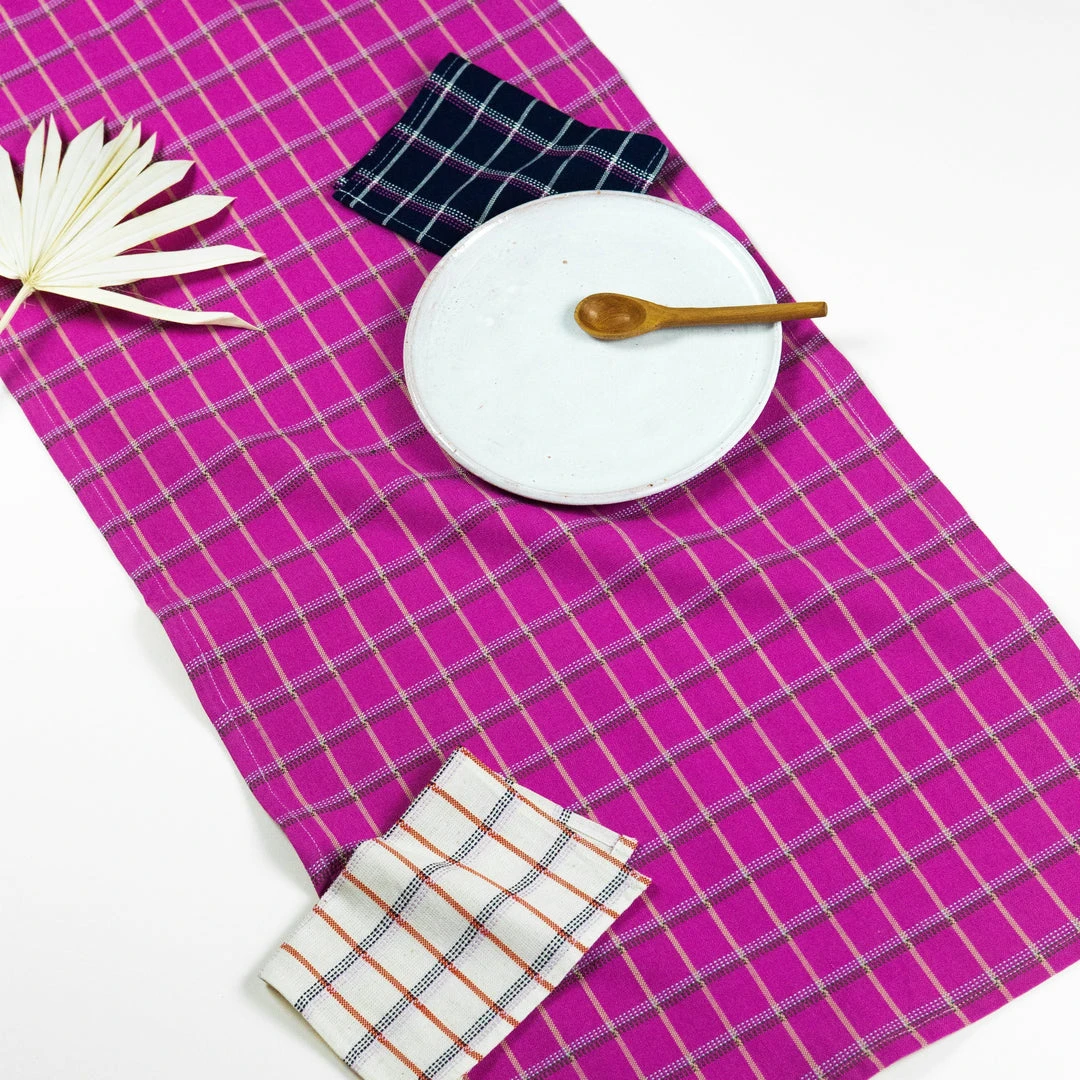 Archive New York San Lucas Plaid Table Runner 5 Archive New York San Lucas Plaid Table Runner