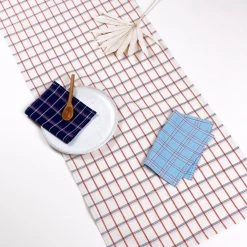 Archive New York San Lucas Plaid Table Runner