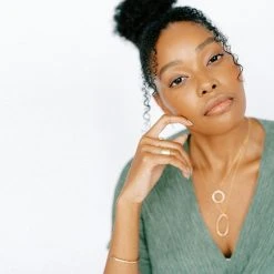 Sara Patino Jewelry Best Sellers Be Open Recycled Gold Necklace