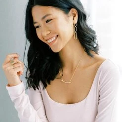 Sara Patino Jewelry Bliss Recycled Gold Necklace 6 Sara Patino Jewelry Bliss Recycled Gold Necklace