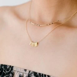 Sara Patino Jewelry Flair Recycled Gold Necklace