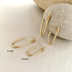 Sara Patino Jewelry Joy Recycled Gold Earrings - Small