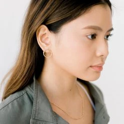 Sara Patino Jewelry Be Open Recycled Gold Earrings