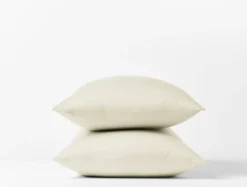 Coyuchi Sateen Pillowcase Set - Undyed Fair Trade