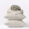 Coyuchi Sateen Sheet Set - Pale Gray Home Goods