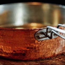 Sertodo Copper Home Goods 3 Qt Recycled Copper Fry Pan With Lid