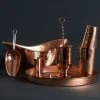 Sertodo Copper Deluxe Recycled Copper Home Bar Set