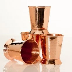 Sertodo Copper Derby Recycled Copper Mint Julep Cup Kitchen + Dining