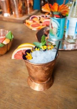 Sertodo Copper Derby Recycled Copper Mint Julep Cup Kitchen + Dining