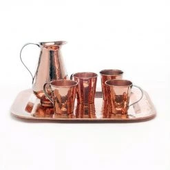 Sertodo Copper Recycled Copper Moscow Mules For Four Set