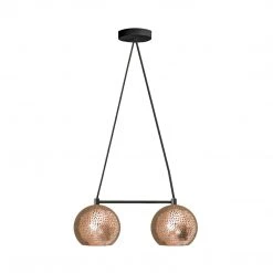Dounia Home Lighting Shams Dual Globe Chandelier 13 Dounia Home Lighting Shams Dual Globe Chandelier