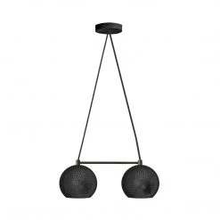 Dounia Home Lighting Shams Dual Globe Chandelier 11 Dounia Home Lighting Shams Dual Globe Chandelier