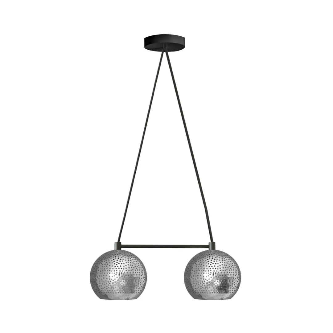 Dounia Home Lighting Shams Dual Globe Chandelier 3 Dounia Home Lighting Shams Dual Globe Chandelier