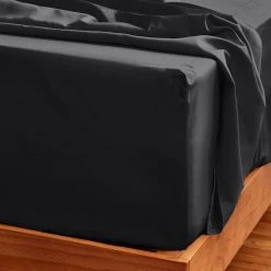 Looma Sateen Sheet Set - Charcoal