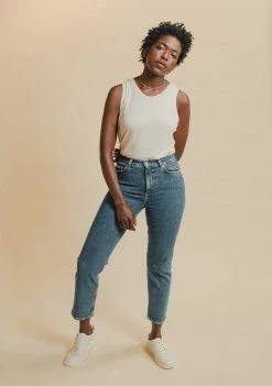 Poplinen Shirley Bamboo Tank Top - Almond Best Sellers