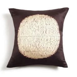 Studio Variously Shunya Silk Throw Pillow - Black Home Goods