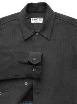 Signature Innovation Group Gifts Men's Johnny Corduroy Lined Jacket - Black