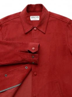 Signature Innovation Group Men's Johnny Corduroy Jacket - Rusted Red