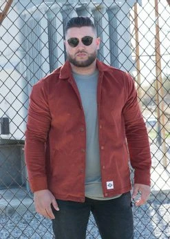 Signature Innovation Group Men's Johnny Corduroy Jacket - Rusted Red
