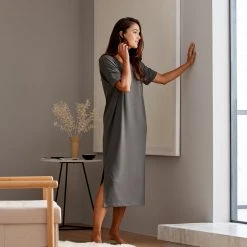 Sijo Eucalyptus Short Sleeve Dress 33 Sijo Eucalyptus Short Sleeve Dress