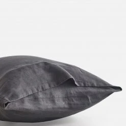 Sijo Home Goods French Linen Pillowcase Set - Slate 7 Sijo Home Goods French Linen Pillowcase Set - Slate