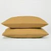 Sijo Home Goods French Linen Pillowcase Set - Turmeric