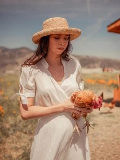 Valani Sitha Tencel Top - Cloud Dancer Clothing