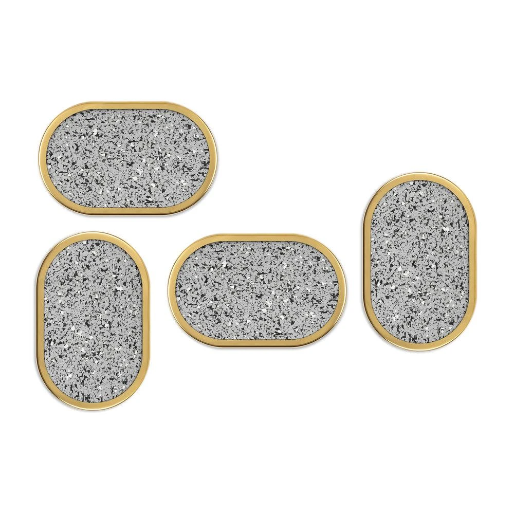 Slash Objects Office Accessories Ring Recycled Rubber Coaster Set - Gris 5 Slash Objects Office Accessories Ring Recycled Rubber Coaster Set - Gris