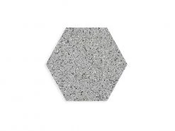 Slash Objects Hex Recycled Rubber Trivet Set - Gris Kitchen + Dining