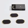 Slash Objects Ring Recycled Rubber Coaster Set - Black 1 Slash Objects Ring Recycled Rubber Coaster Set - Black
