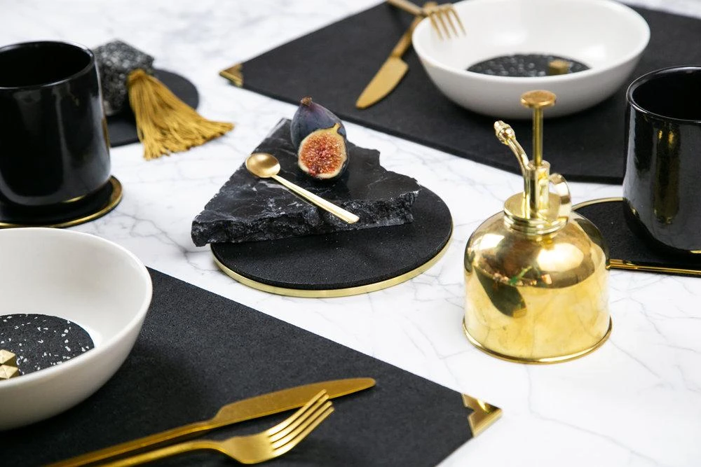 Slash Objects Kitchen + Dining Recycled Rubber Placemat Set 7 Slash Objects Kitchen + Dining Recycled Rubber Placemat Set