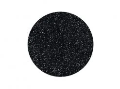 Slash Objects Kitchen + Dining Round Recycled Rubber Placemat - Speckled Black