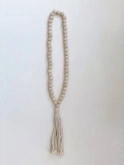 Ceremonia Wooden Beaded Tassel