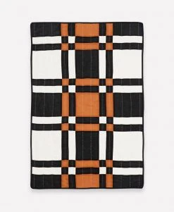 Anchal Home Goods Small Patchwork Plaid Quilt Throw