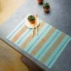 Soil To Studio Arundhati Linen Placemats - Tiffany Blue Kitchen + Dining