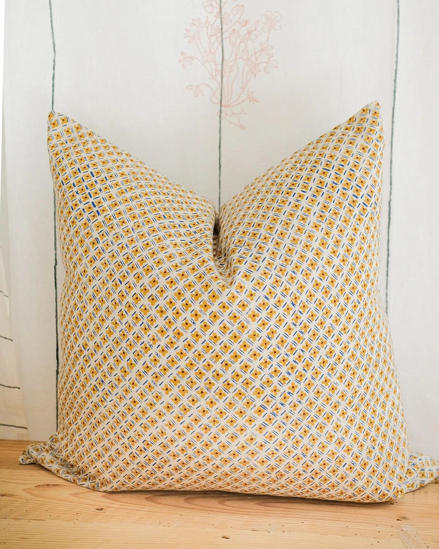 Soil To Studio Jodha Linen Throw Pillow Cover 3 Soil To Studio Jodha Linen Throw Pillow Cover