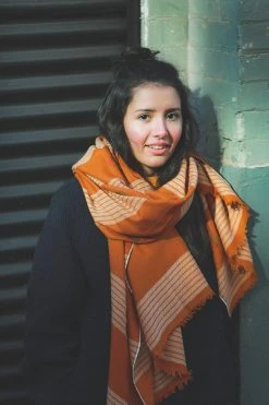 Soil To Studio Natasha Color Blocked Merino Scarf Accessories 11 Soil To Studio Natasha Color Blocked Merino Scarf Accessories