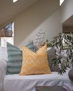 Soil To Studio Navya Ikat Throw Pillow Cover